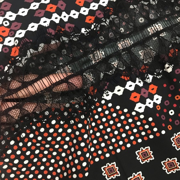 Thakoon Addition Lace Inset multi print tank - Picture 4 of 7